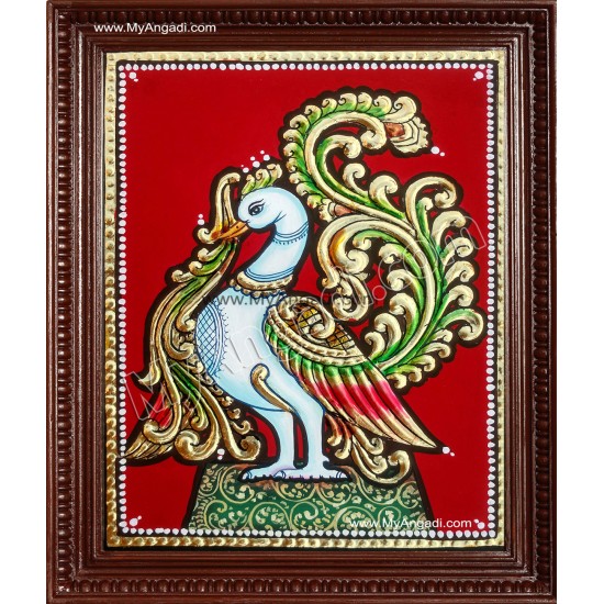 Peacock Tanjore Painting