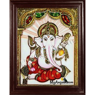 Ganesha Tanjore Painting