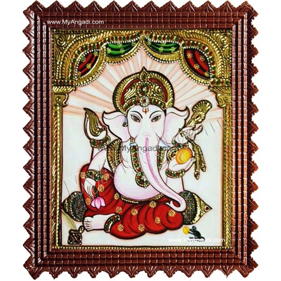 Ganesha Tanjore Painting