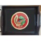 Peacock Tray Tanjore Painting Peacock Tray Tanjore Painting