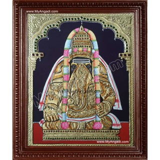 Pillayarpatti Vinayakar Tanjore Painting