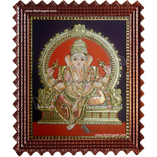 Ganapathi Tanjore Painting