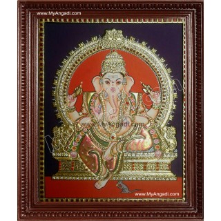 Ganapathi Tanjore Painting