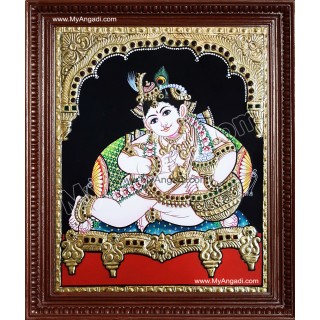 Butter Krishna Tanjore Painting