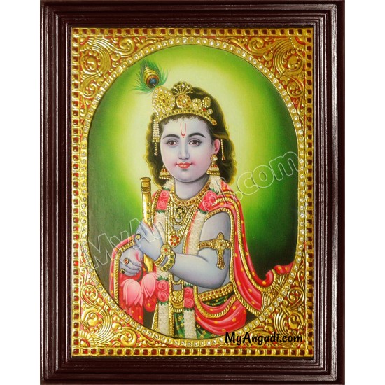 Krishna Tanjore Painting Krishna Tanjore Painting