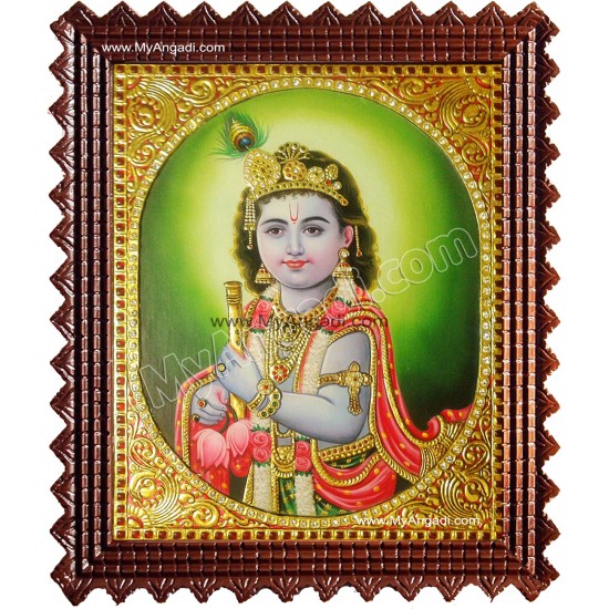 Krishna Tanjore Painting Krishna Tanjore Painting