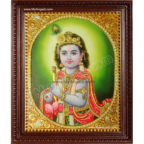 Krishna Tanjore Painting Krishna Tanjore Painting
