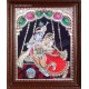 Swinging Radhe Krishna Tanjore Painting