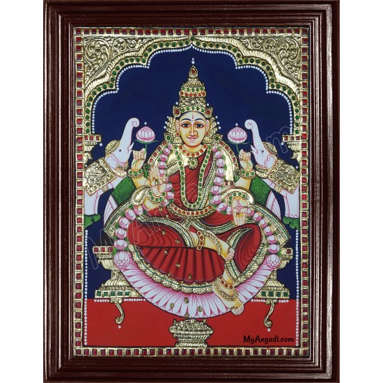 Gaja Laxmi Tanjore Painting