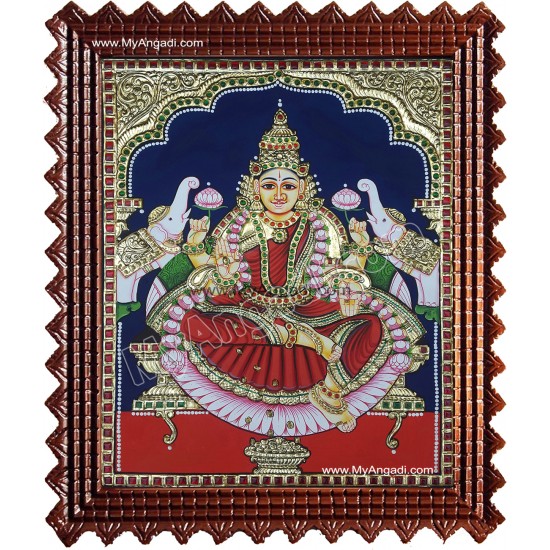 Gaja Laxmi Tanjore Painting