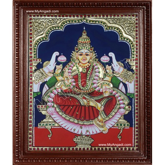 Gaja Laxmi Tanjore Painting