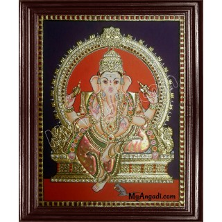 Ganapathi Tanjore Painting