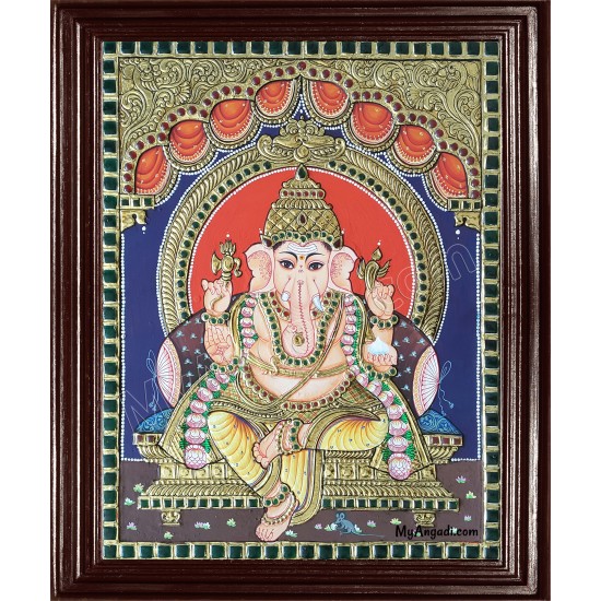 Vinayagar Tanjore Painting Vinayagar Tanjore Painting