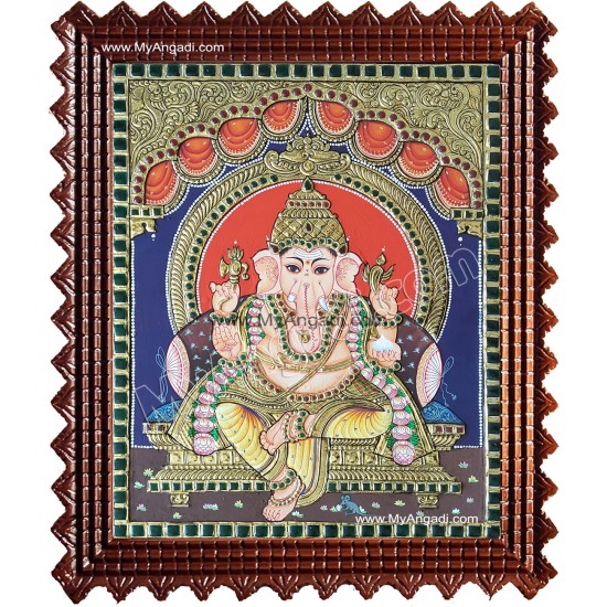 Vinayagar Tanjore Painting Vinayagar Tanjore Painting