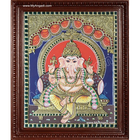Vinayagar Tanjore Painting Vinayagar Tanjore Painting