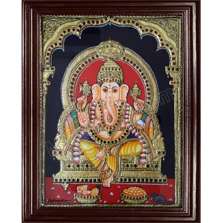 Ganesha Tanjore Painting