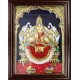 Gaja Lakshmi Tanjore Painting