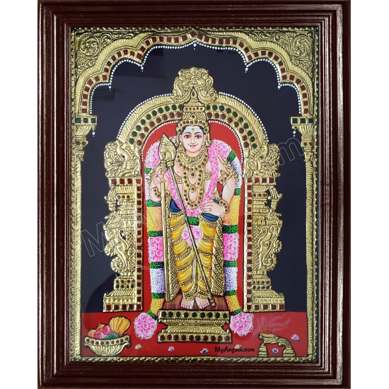 Murugan Tanjore Painting Murugan Tanjore Painting