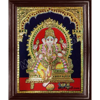 Ganesha Tanjore Painting