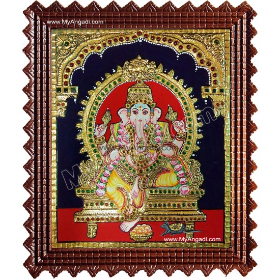 Ganesha Tanjore Painting