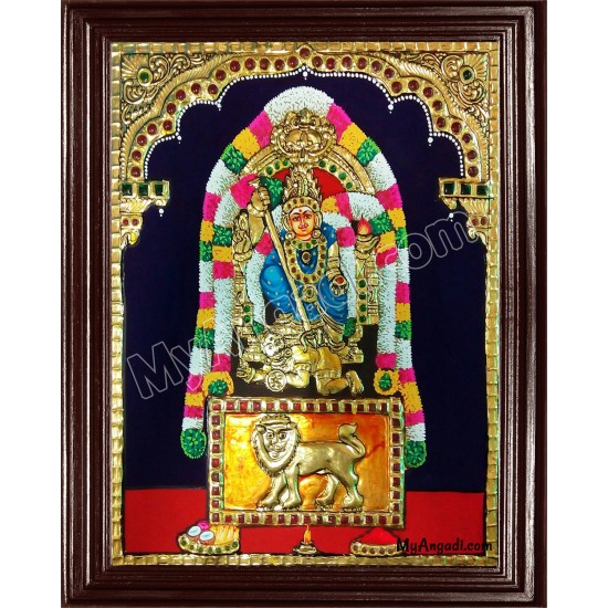 Chamundeeswari Tanjore Painting Chamundeeswari Tanjore Painting