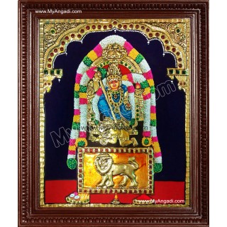 Chamundeeswari Tanjore Painting