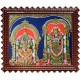 Balaji and Thaayar Tanjore Painting