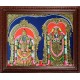 Balaji and Thaayar Tanjore Painting