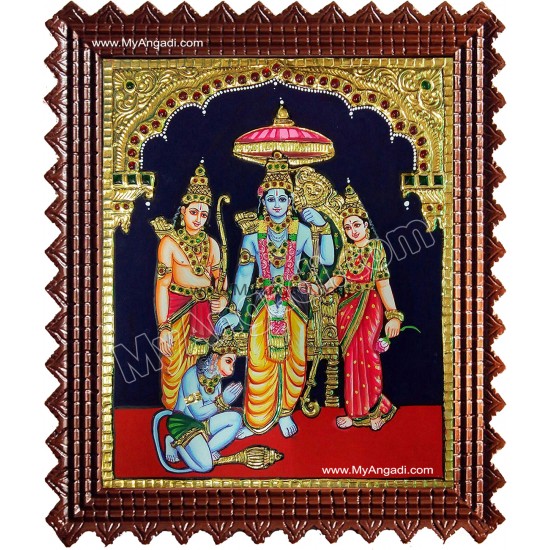 Kothanda Ramar Tanjore Painting Kothanda Ramar Tanjore Painting