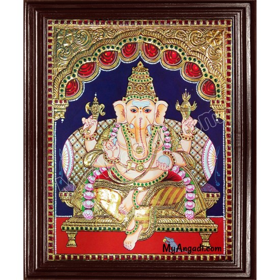 Ganesha Tanjore Painting Ganesha Tanjore Painting