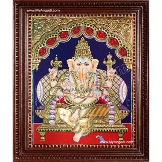 Ganesha Tanjore Painting