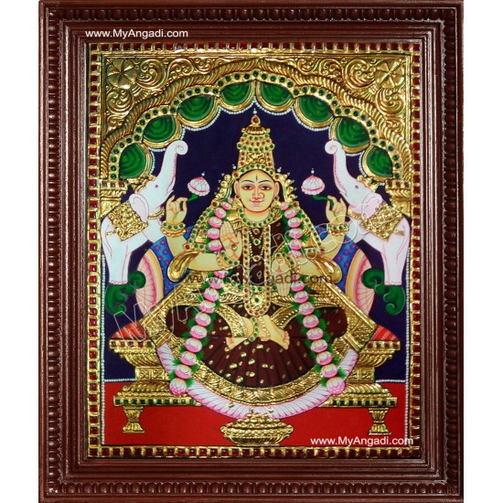 Gaja Laxmi Tanjore Painting