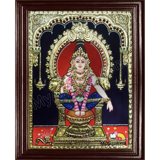 Iyyappan Tanjore Painting