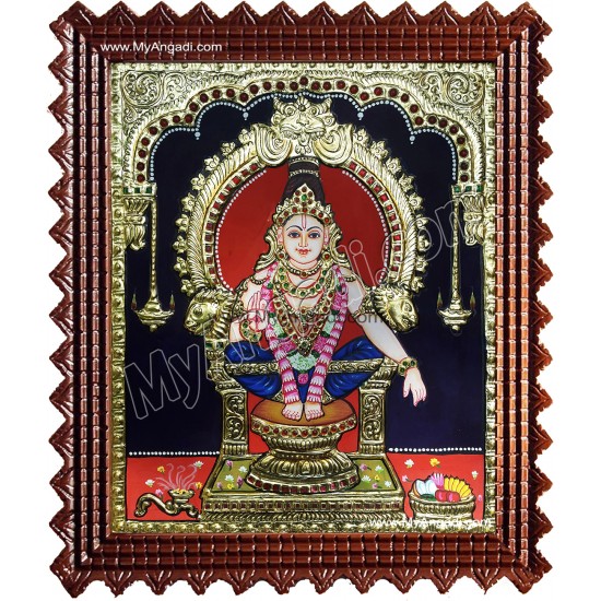 Iyyappan Tanjore Painting Iyyappan Tanjore Painting