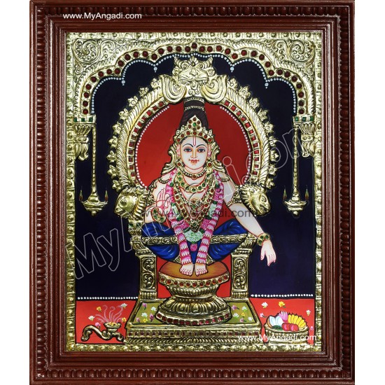 Iyyappan Tanjore Painting Iyyappan Tanjore Painting