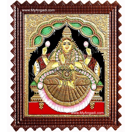 Aishwarya Lakshmi Tanjore Painting, Ishwarya Lakshmi Tanjore Painting