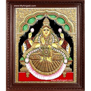 Aishwarya Lakshmi Tanjore Painting, Ishwarya Lakshmi Tanjore Painting