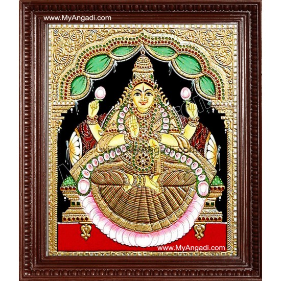 Aishwarya Lakshmi Tanjore Painting, Ishwarya Lakshmi Tanjore Painting