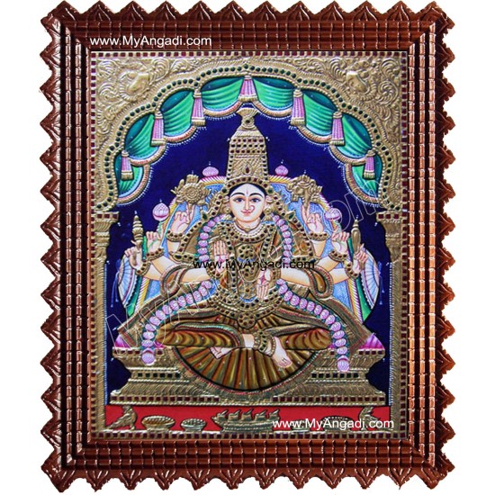 Aishwarya Lakshmi Tanjore Painting, Ishwarya Lakshmi Tanjore Painting