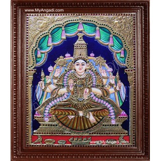 Aishwarya Lakshmi Tanjore Painting, Ishwarya Lakshmi Tanjore Painting