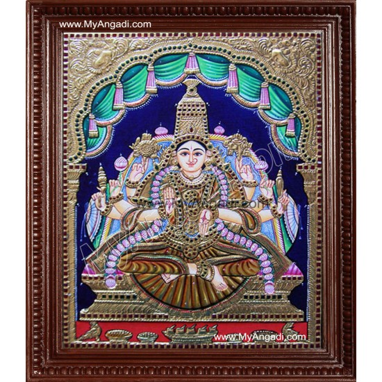 Aishwarya Lakshmi Tanjore Painting, Ishwarya Lakshmi Tanjore Painting