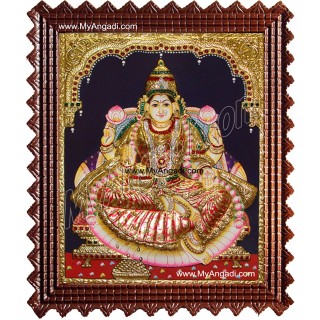 Aishwarya Lakshmi Tanjore Painting, Ishwarya Lakshmi Tanjore Painting