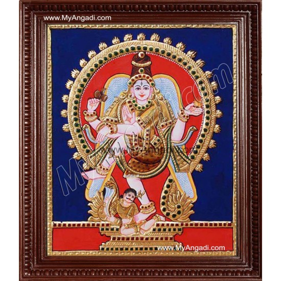 Natarajar Tanjore Painting, Nataraja Tanjore Painting