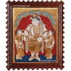 Antique Krishna Bama Rukmani Tanjore Painting, Krishnar Bama Rukmani Tanjore Painting