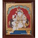 Antique Chair Krishna Tanjore Painting, Krishna Tanjore Painting