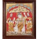 Antique Kovarthana Krishna Tanjore Painting, Krishna Tanjore Painting