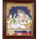 Butter Krishna Tanjore Painting, Baby Krishna Tanjore Painting