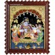 Krishna Bama Rukmani Tanjore Painting, Krishna Tanjore Painting