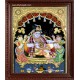 Krishna Bama Rukmani Tanjore Painting, Krishna Tanjore Painting