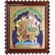 Rukmani Krishna Tanjore Painting, Krishna Tanjore Painting